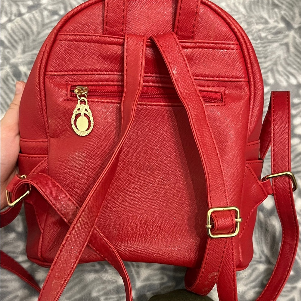Aldo Mini Red Bow Backpack - Picture 5 of 5